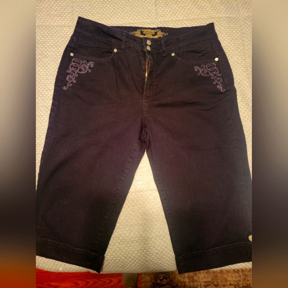 Denim shorts